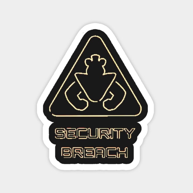 Five Nights at Freddy's Security Breach Symbol Logo Magnet by senaeksi