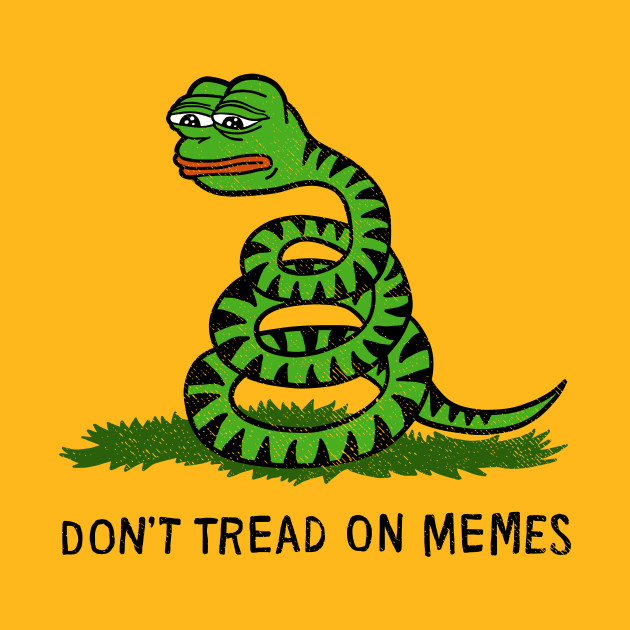 Image result for don't tread on me meme frog