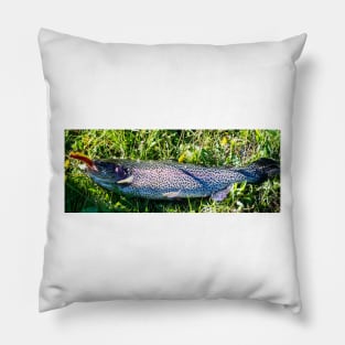 41617 trout Pillow