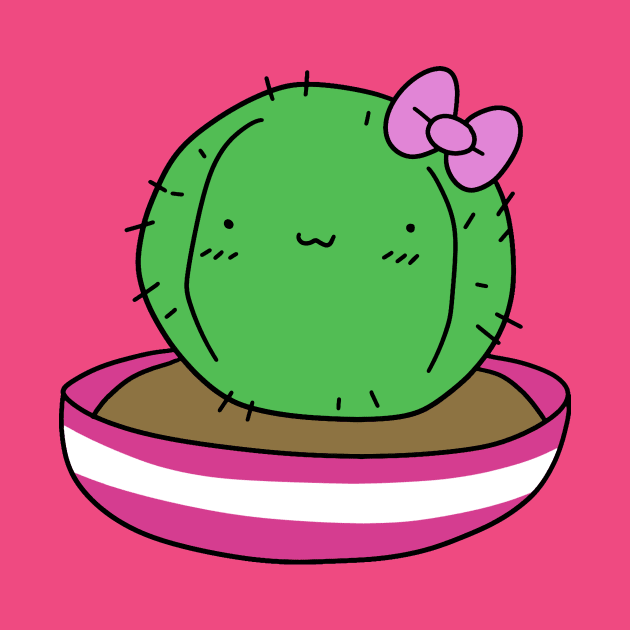 Pretty Potted Cactus by saradaboru