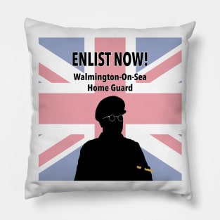 Enlist Now: Walmington-On-Sea Home Guard Pillow