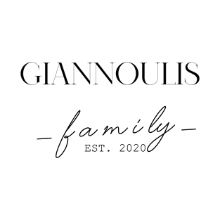 Giannoulis Family EST. 2020, Surname, Giannoulis T-Shirt