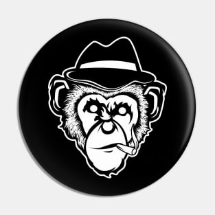 Monkey Head Smoking Pin