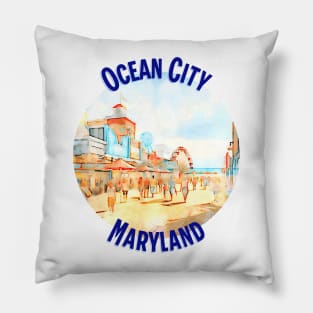 Ocean City, Maryland Pillow