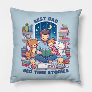 Father and Daughter Fathers day Pillow