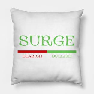 Surge on Men's and Women's T-Shirt Pillow