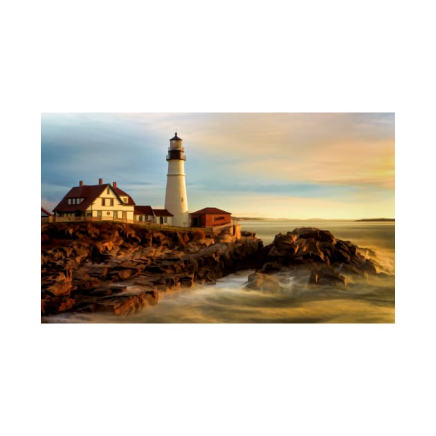 Portland Head Lighthouse At Dawn by jforno