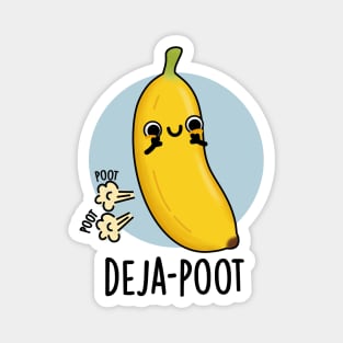 Deja-poot Cute Banana Double Fart Pun Magnet