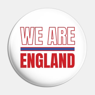 We Are England Pin