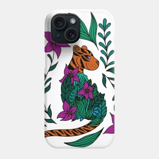 Botanical Tiger Phone Case