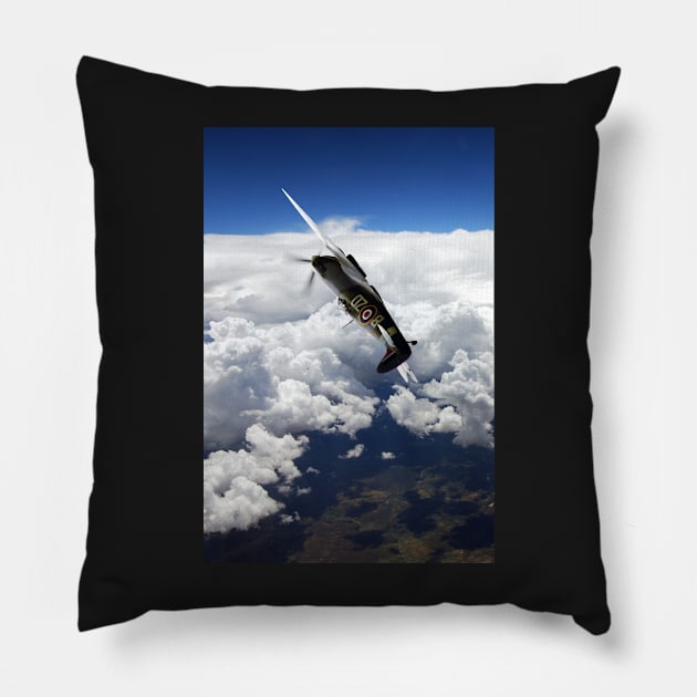 Flying With A Legend Pillow by aviationart