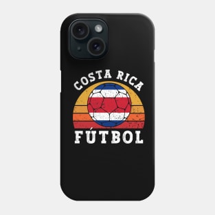 Costa Rica Fútbol Retro Phone Case