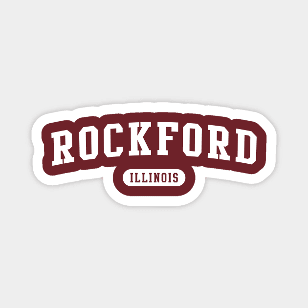 Rockford, Illinois Magnet by Novel_Designs