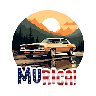 MURICA - Classic Cars v T-Shirt