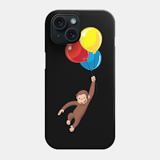 Curious George Fly With Bubble Phone Case