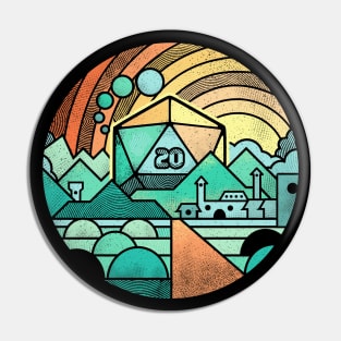 Kingdom of D20 Pin