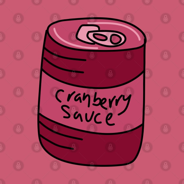 Cute Thanksgiving Cranberry Sauce Doodle, made by EndlessEmporium by EndlessEmporium