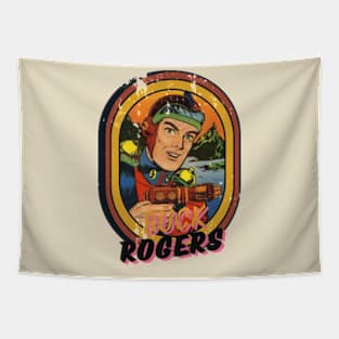 Buck Rogers vintage Cartoon Tapestry