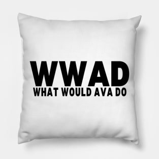 What would Ava Do - Warrior nun inspired Pillow