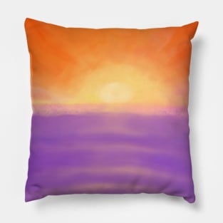 Calming Sunset Pillow