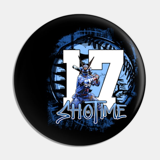 Shohei Ohtani - ShoTime - Los Angeles Dodgers Samurai 02 Pin by hulusinationz