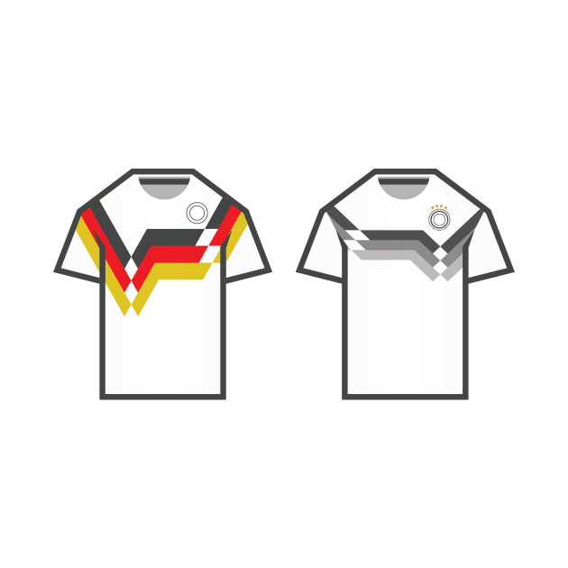 Germany World Cup Retro Games Console Pixel Jerseys 1990 2018 by Culture-Factory