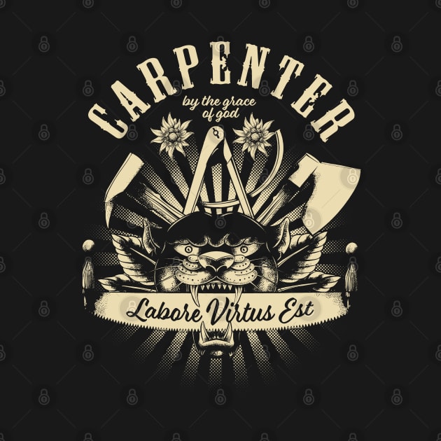 Carpenter Logo Patch by Black Tee Inc