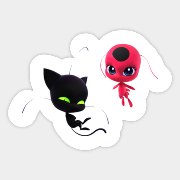 Tikki Plagg Miraculous Ladybug Sticker Teepublic