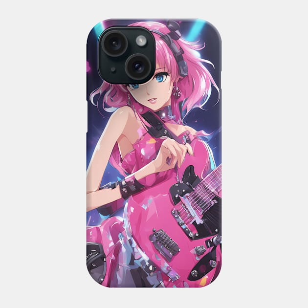 Super Star Acoustic Musican Phone Case by animegirlnft