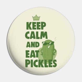 Keep calm and eat pickles Pin