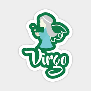 Virgo Aug 23 - Sep 22 - Earth sign - Zodiac symbols Magnet