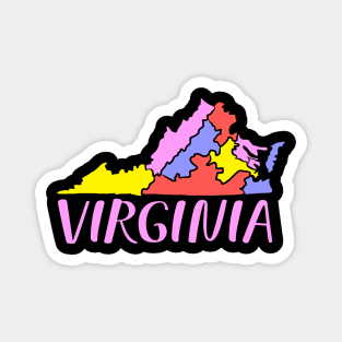 USA state: Virginia Magnet