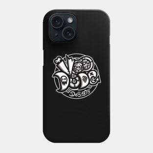 VooDude Logo Black n White Phone Case