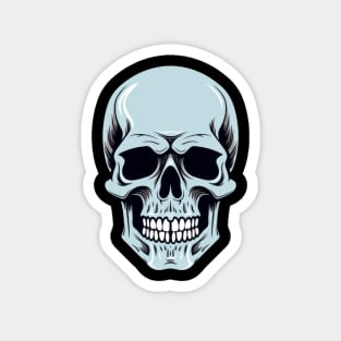 Blue Skull Magnet