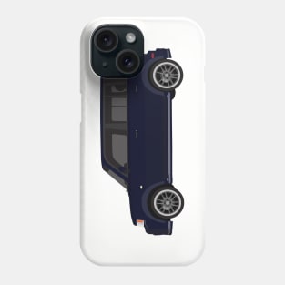 Vectored Boxcar Dark Blue Phone Case