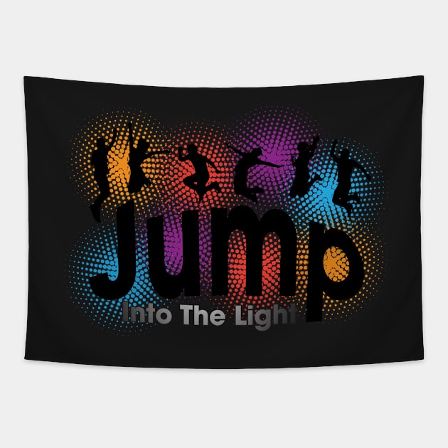 Jump Into The Light Tapestry by dojranliev