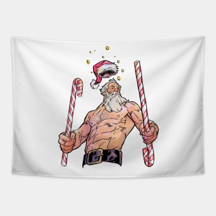 Battle Santa Tapestry