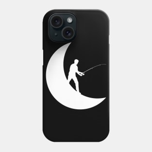 Moon Sports Funny Fishermen Fishing Phone Case