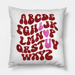 ABC I Love You Pillow