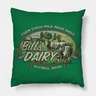 Bill's Dairy 1936 Pillow