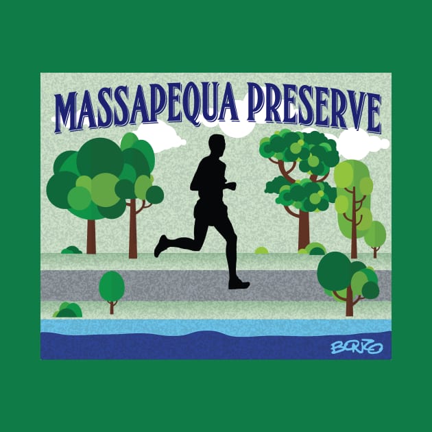 Massapequa Preserve-Running-1 by BonzoTee