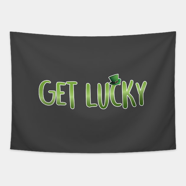 Get lucky Tapestry by melenmaria