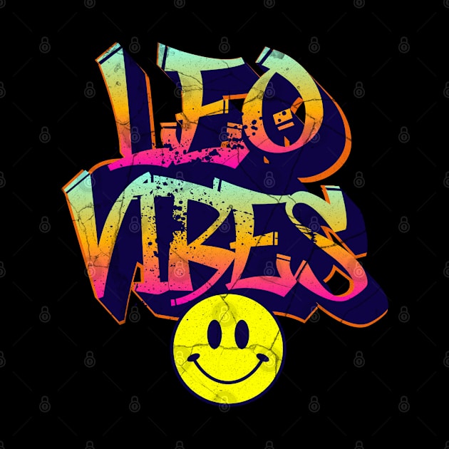 Leo Vibes Graffiti Zodiac Birthday by Lavender Celeste