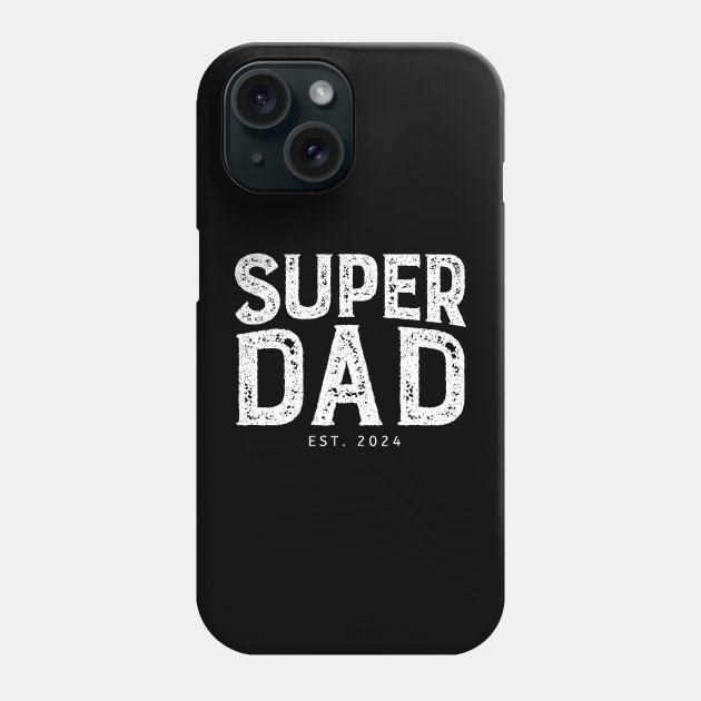 Promoted to dad. super Daddy  2024. Phone Case by Ideas Design