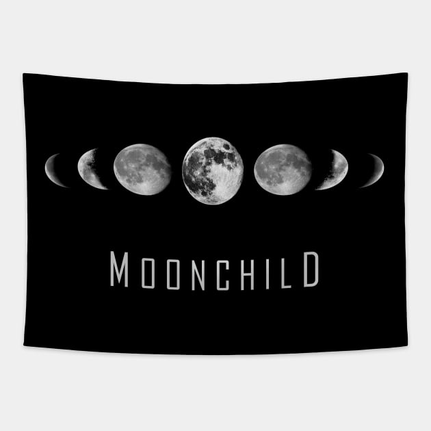 Moonchild Tapestry by StilleSkyggerArt