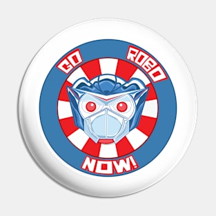 Go Robo Now Classic Logo Pin