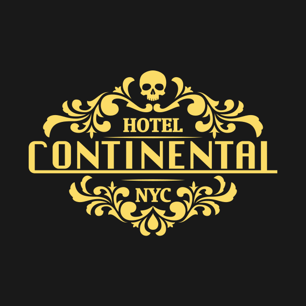 Continental Hotel Fan Logo by Vault Emporium