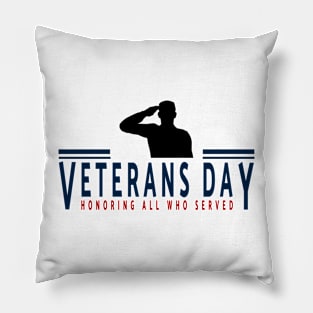 Veterans day, honoring all who served Pillow