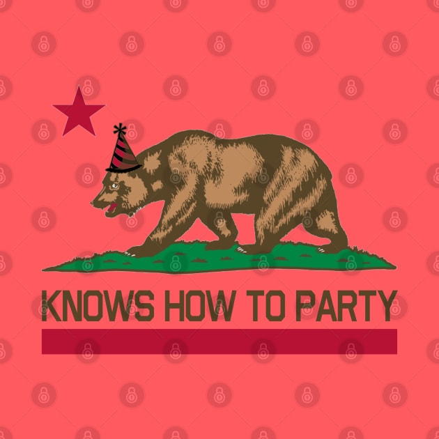 California Knows How To Party by PopCultureShirts