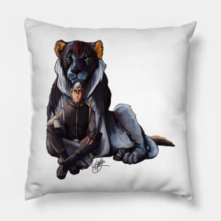 The Black Lion Pillow